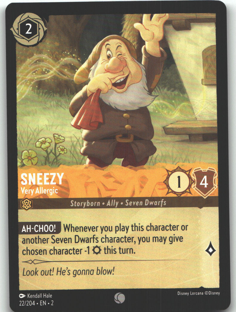 Sneezy - Very Allergic