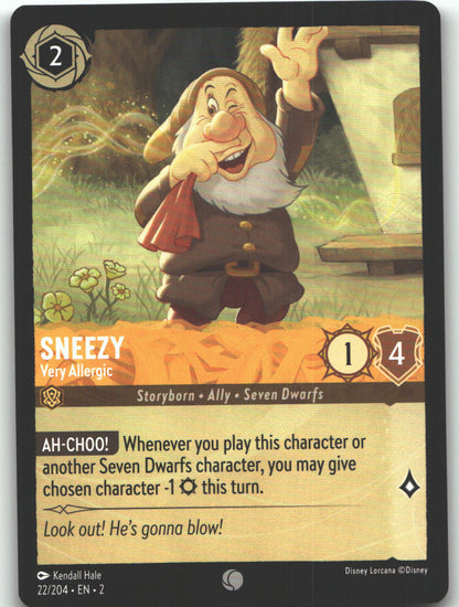 Sneezy - Very Allergic