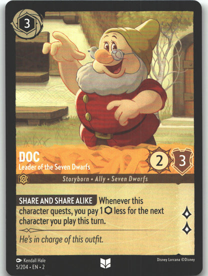 Doc - Leader of the Seven Dwarfs