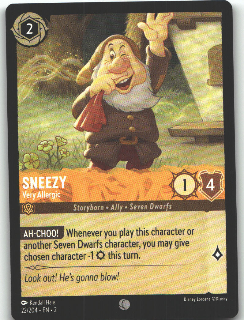 Sneezy - Very Allergic