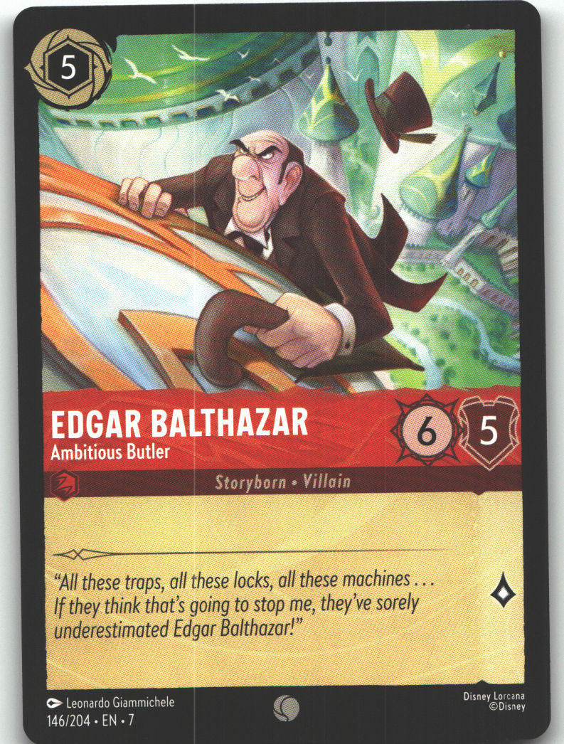 Edgar Balthazar - Ambitious Butler