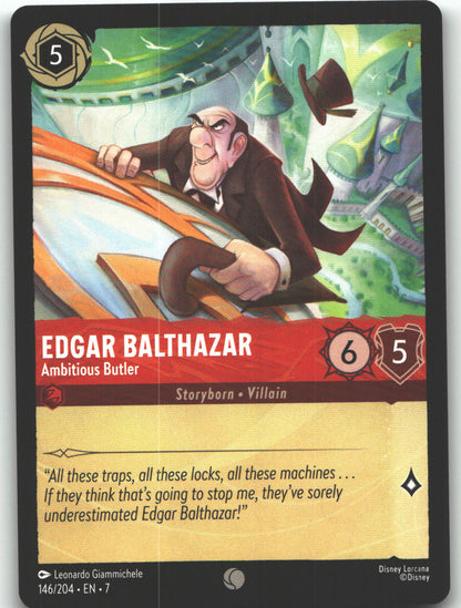 Edgar Balthazar - Ambitious Butler