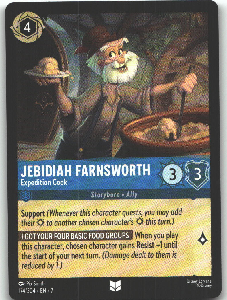Jebidiah Farnsworth - Expedition Cook