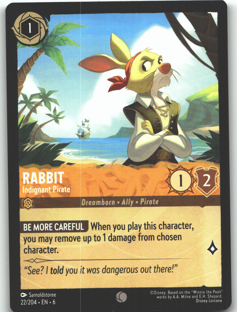 Rabbit - Indignant Pirate