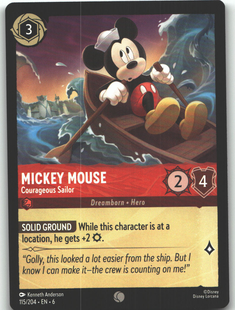 Mickey Mouse - Courageous Sailor