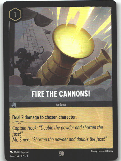 Fire the Cannons!
