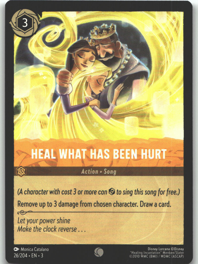 Heal What Has Been Hurt