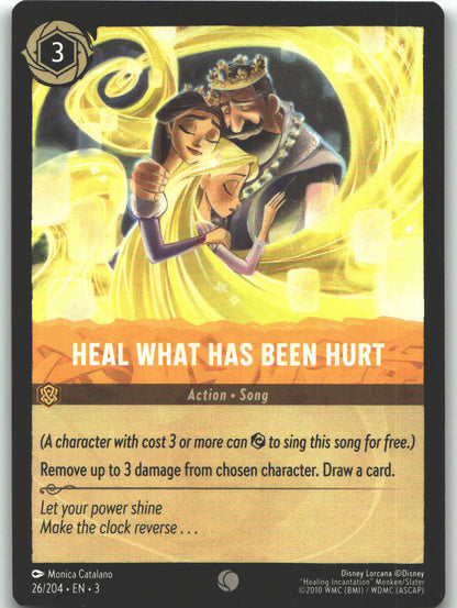 Heal What Has Been Hurt