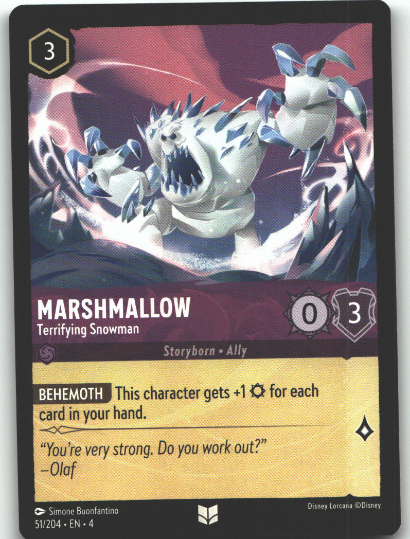 Marshmallow - Terrifying Snowman