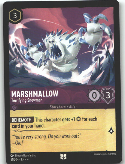 Marshmallow - Terrifying Snowman