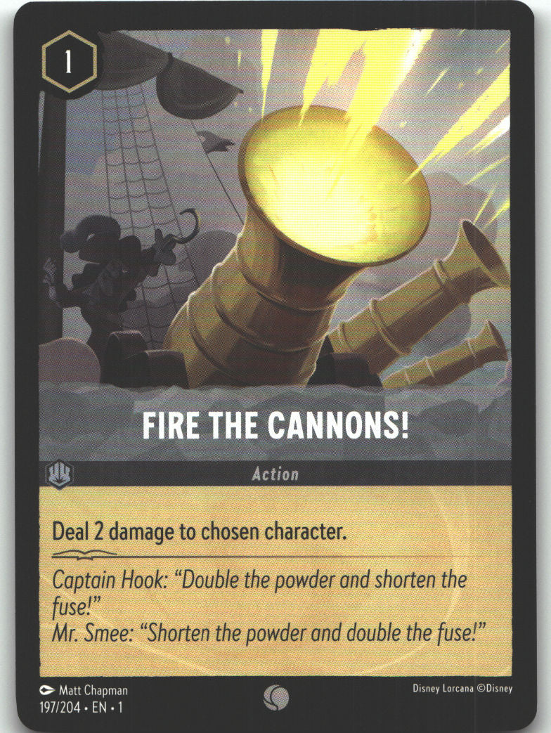 Fire the Cannons!