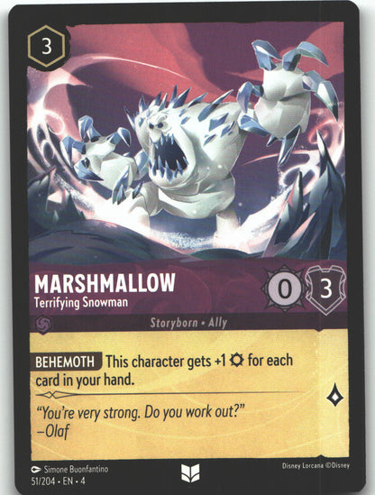 Marshmallow - Terrifying Snowman