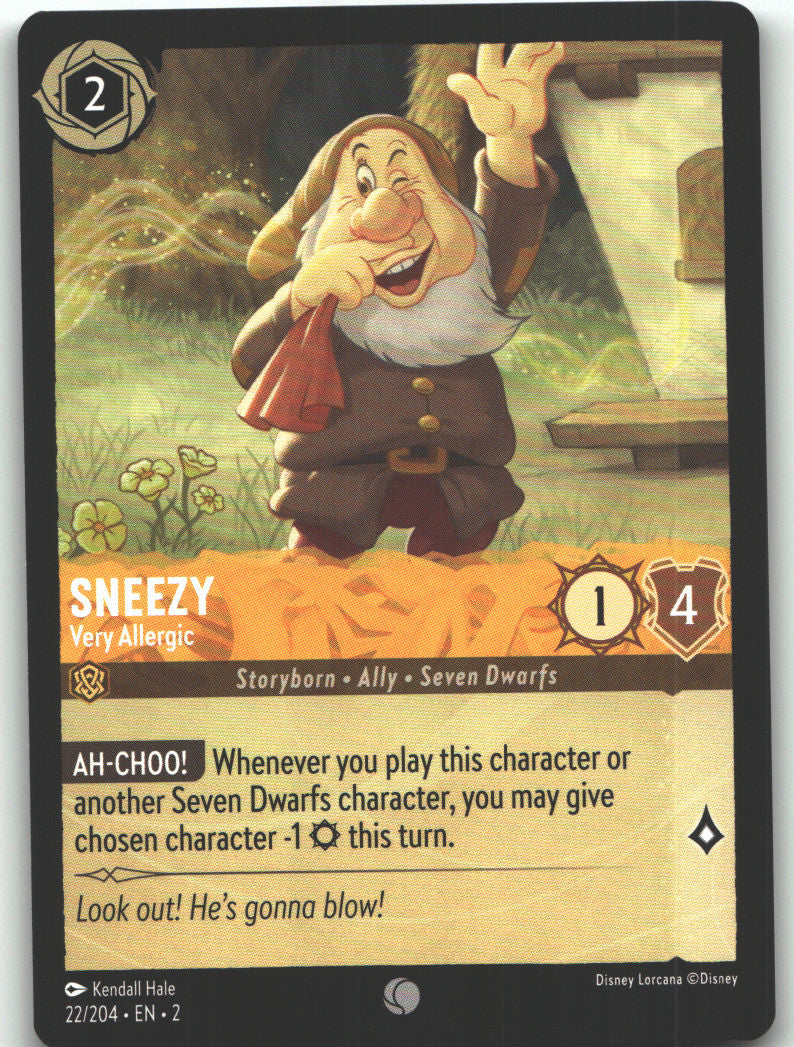 Sneezy - Very Allergic