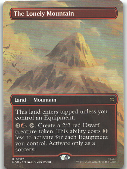 The Lonely Mountain (Borderless) (0207) | Near Mint / English / Normal
