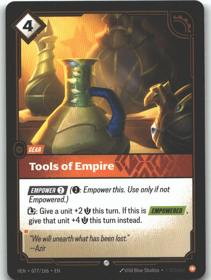 Tools of Empire