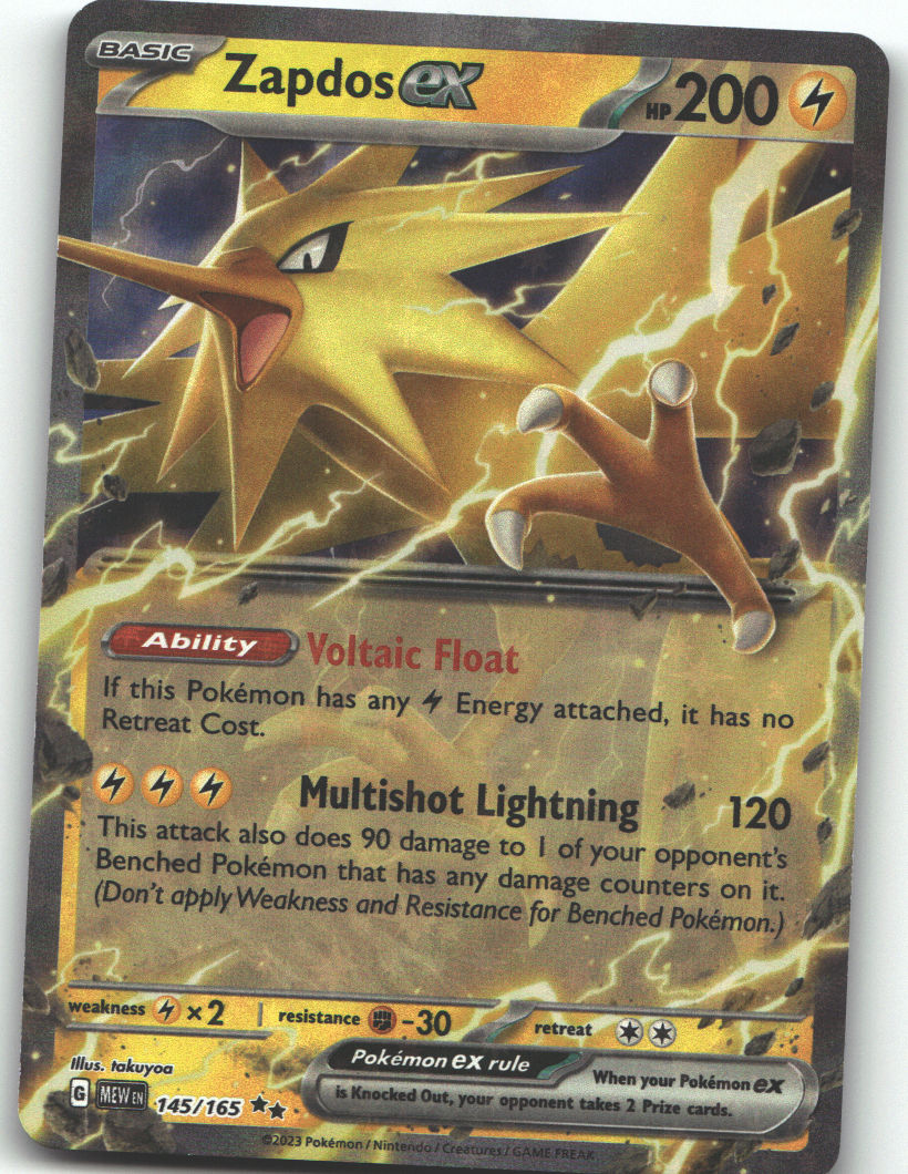 Zapdos ex - 145/165