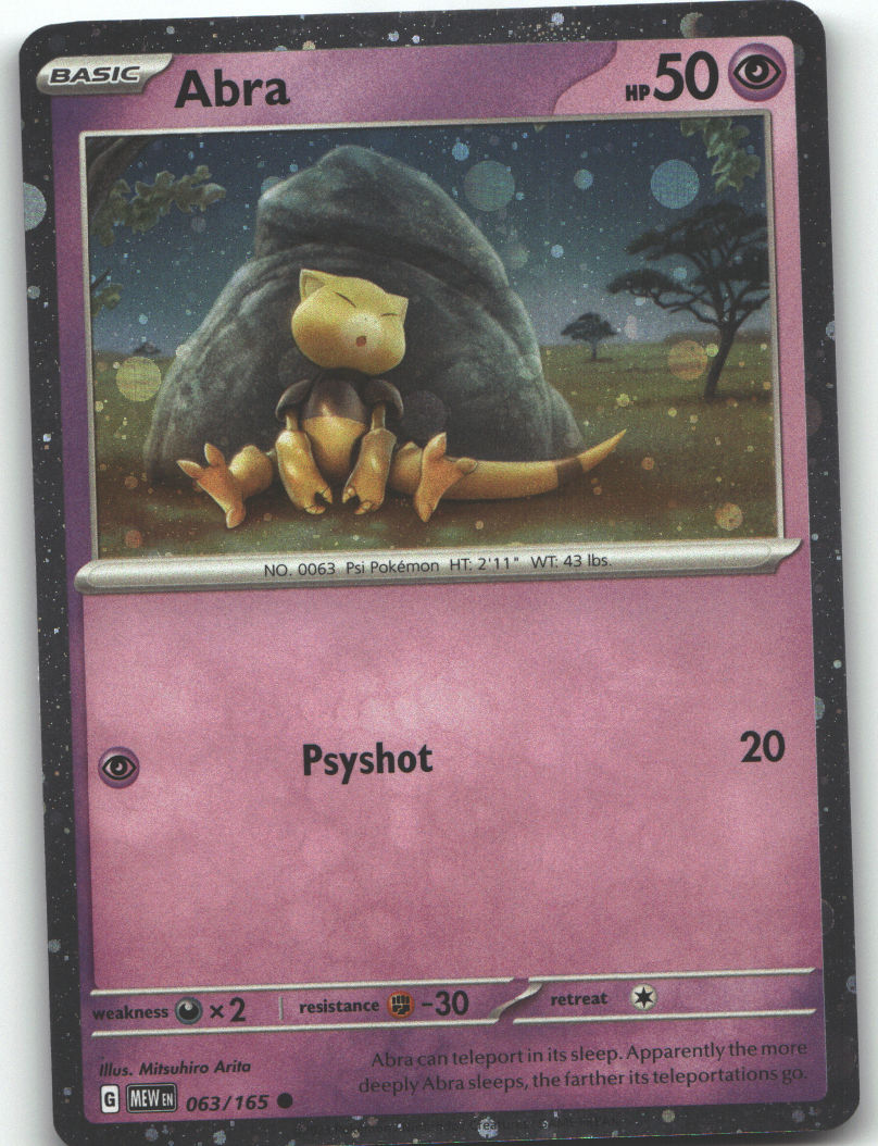 Abra - 063/165 (Cosmos Holo)