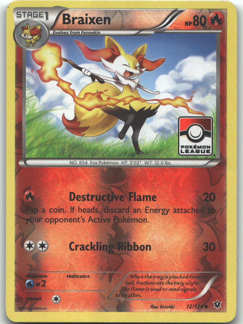 Braixen - 12/124 (Pokemon League)
