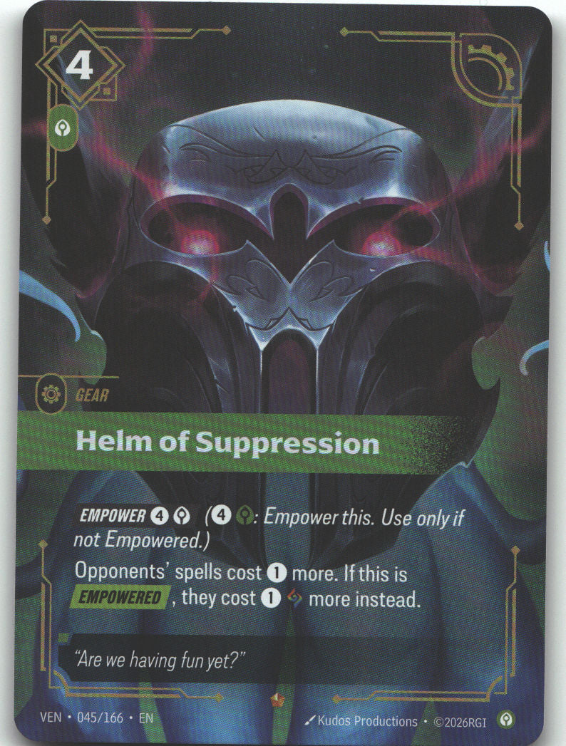 Helm of Suppression