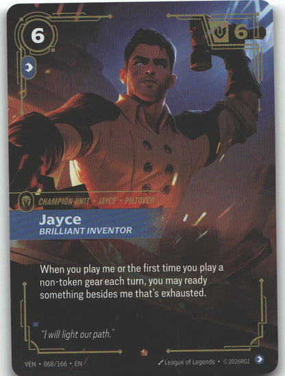 Jayce, Brilliant Inventor