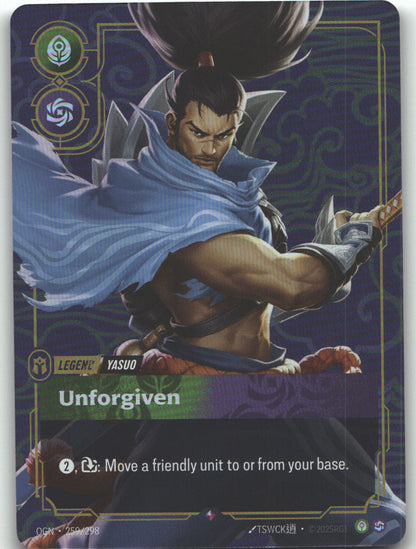 Yasuo, Unforgiven