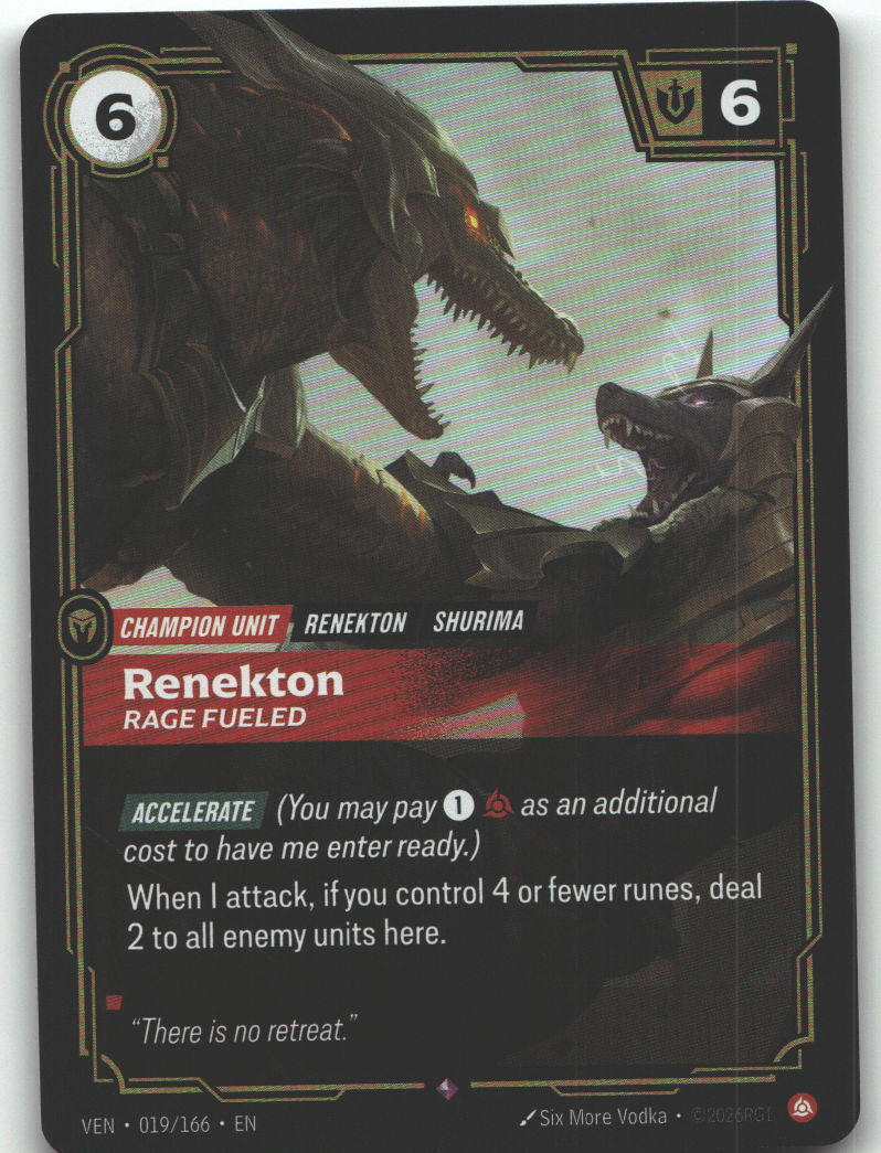 Renekton, Rage Fueled