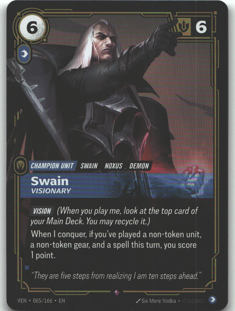 Swain, Visionary