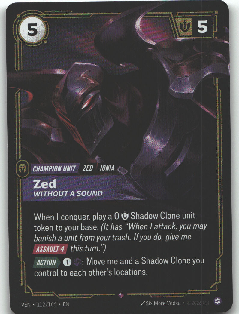 Zed, Without a Sound
