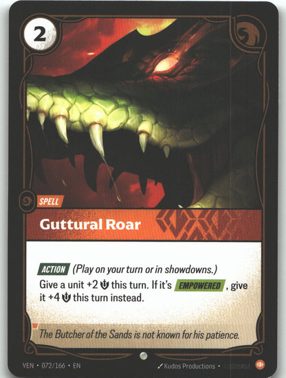 Guttural Roar