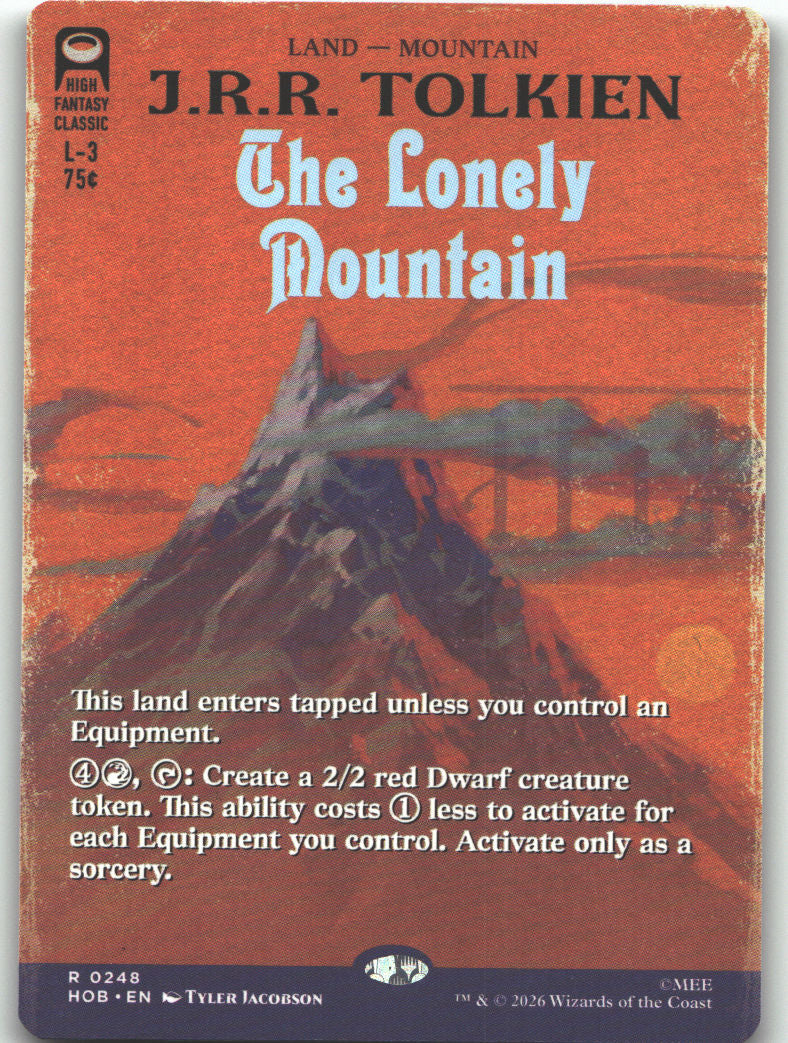 The Lonely Mountain (Borderless)
