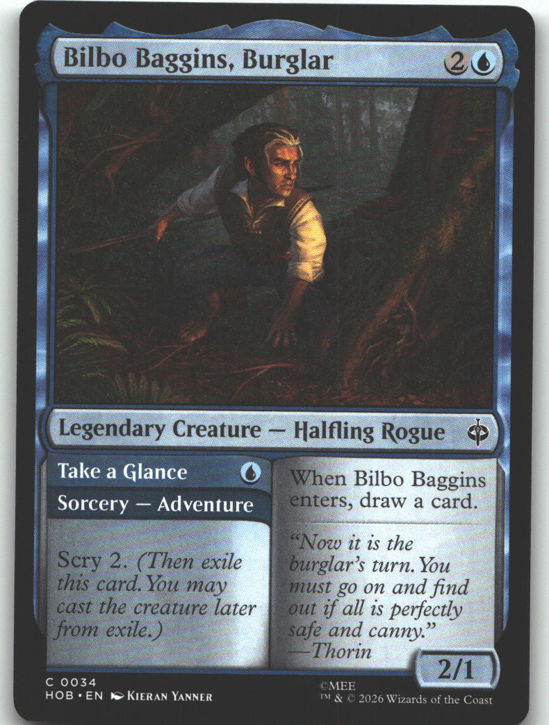 Bilbo Baggins, Burglar