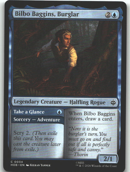Bilbo Baggins, Burglar