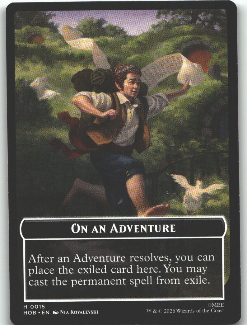 On an Adventure // Enduring Story Double Sided Token