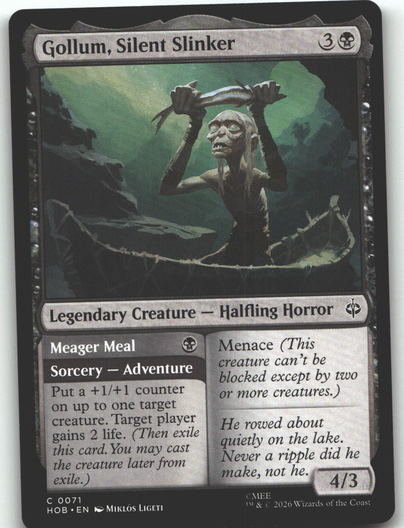 Gollum, Silent Slinker
