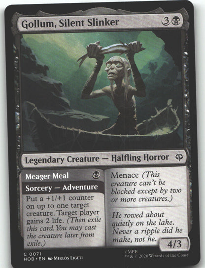 Gollum, Silent Slinker