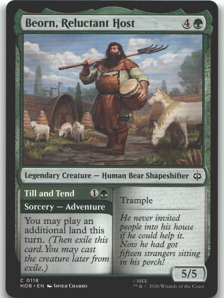 Beorn, Reluctant Host