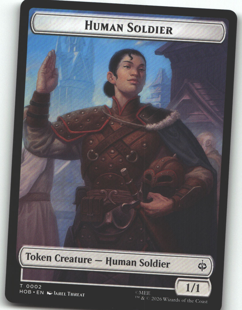 Human Soldier // Goblin Army (0004) Double-Sided Token