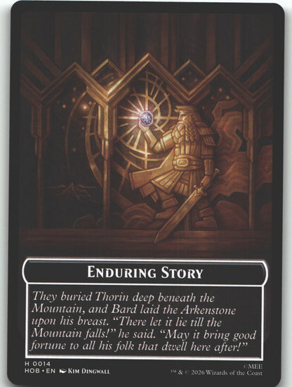 Dwarf // Enduring Story Double-Sided Token