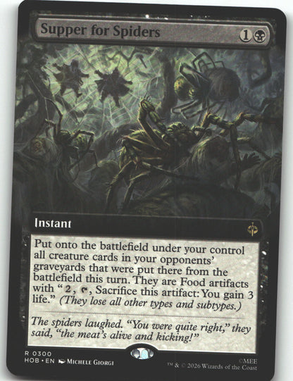 Supper for Spiders (Extended Art)