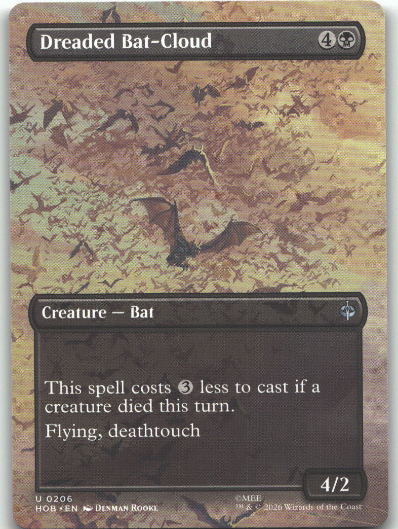 Dreaded Bat-Cloud (Borderless)