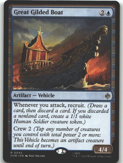 Great Gilded Boat