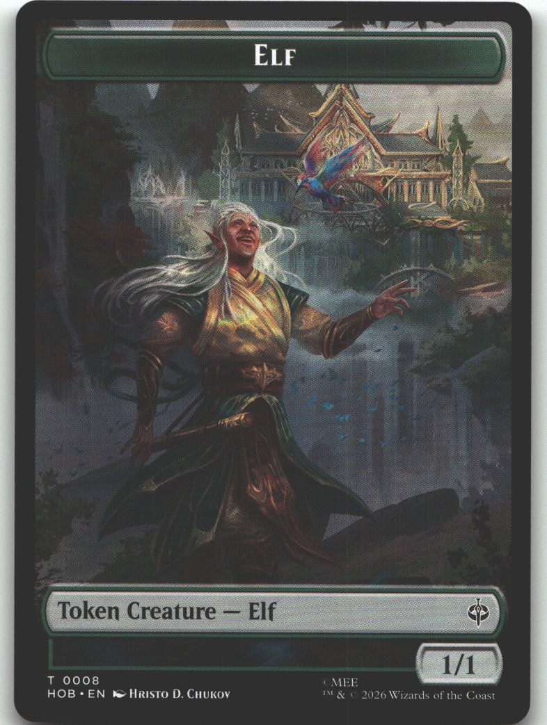 Elf // Dwarf Double-Sided Token