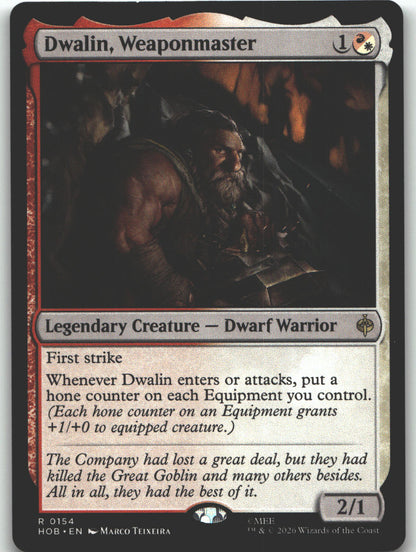 Dwalin, Weaponmaster