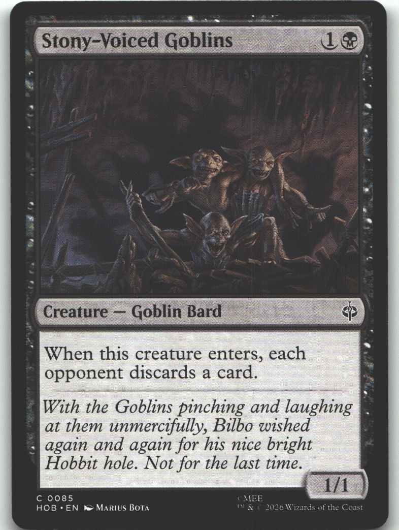 Stony-Voiced Goblins