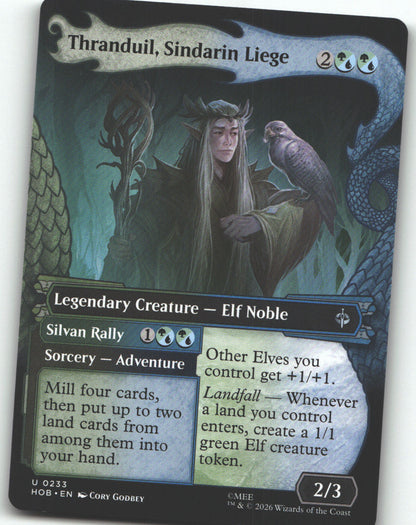Thranduil, Sindarin Liege (Showcase)