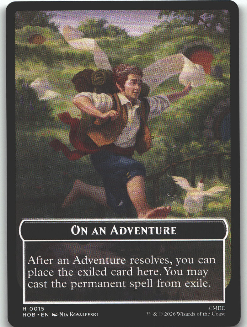 Human Soldier // On An Adventure Double-Sided Token