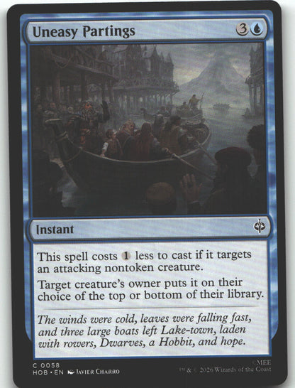 Uneasy Partings