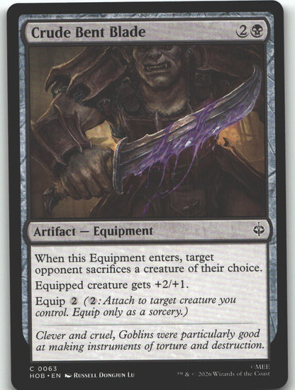 Crude Bent Blade