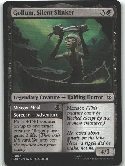 Gollum, Silent Slinker
