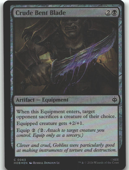 Crude Bent Blade